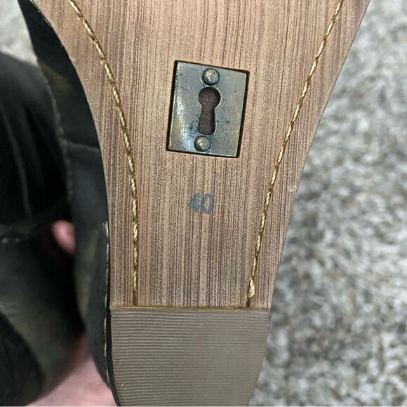 Schuler & Sons Anthropologie Women’s Leather Ankle Wedge Boots Size 40 - Picture 8 of 8